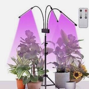 Led grow lights-10 Dimmable Levels 60 LED 3 9 12H Timer 3 Switch with remote